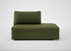 Morven Right Hand Facing Open End Unit Boucle Velvet Wilder