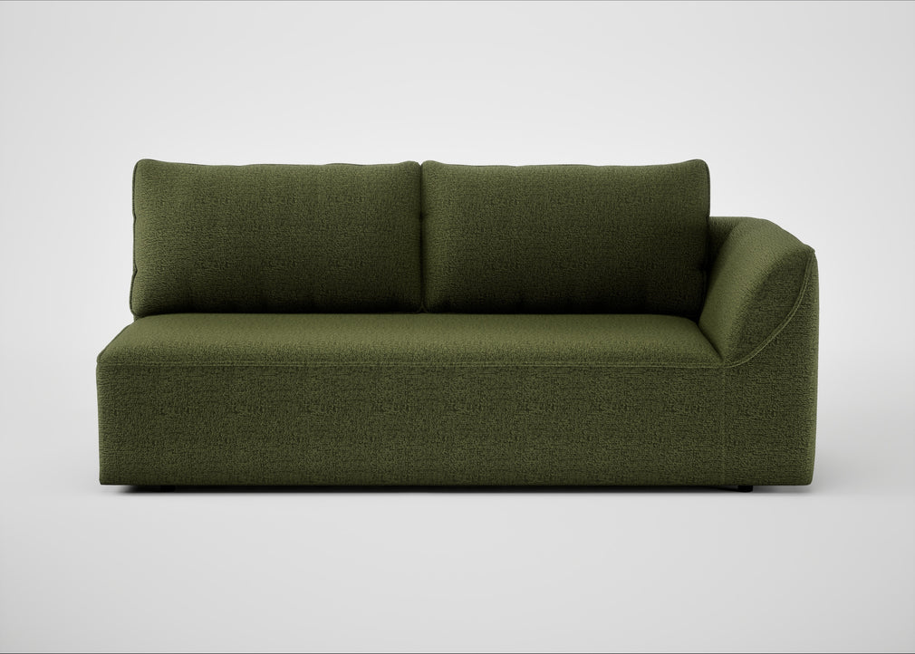 Morven Right Hand Facing 3 Seater Unit Boucle Velvet Wilder