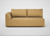 Morven Left Hand Facing 3 Seater Unit Boucle Tweed Citrine