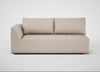 Morven Left Hand Facing 3 Seater Unit Boucle Tweed Pearl