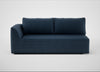Morven Left Hand Facing 3 Seater Unit Boucle Velvet Space