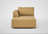 Morven Left Hand Facing Chaise Unit Boucle Tweed Citrine