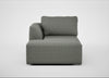 Morven Left Hand Facing Chaise Unit Boucle Tweed Lapis