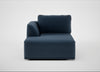 Morven Left Hand Facing Chaise Unit Boucle Velvet Space
