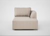 Morven Right Hand Facing Chaise Unit Boucle Tweed Pearl