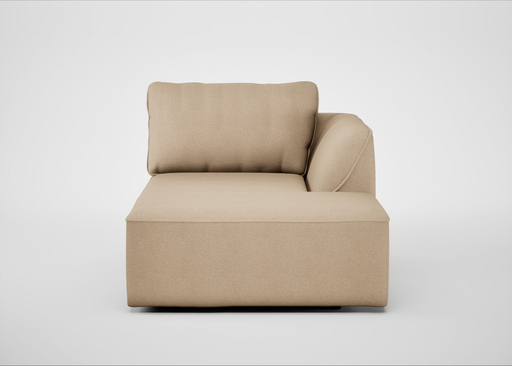 Morven Right Hand Facing Chaise Unit Capelo Linen-Cotton Bamboo