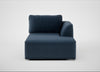 Morven Right Hand Facing Chaise Unit Boucle Velvet Space