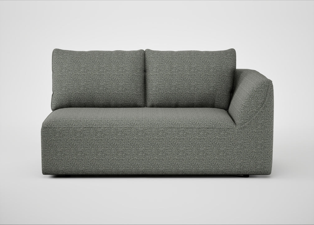 Morven Right Hand Facing 2 Seater Unit Boucle Tweed Lapis
