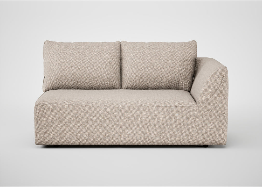 Morven Right Hand Facing 2 Seater Unit Boucle Tweed Pearl
