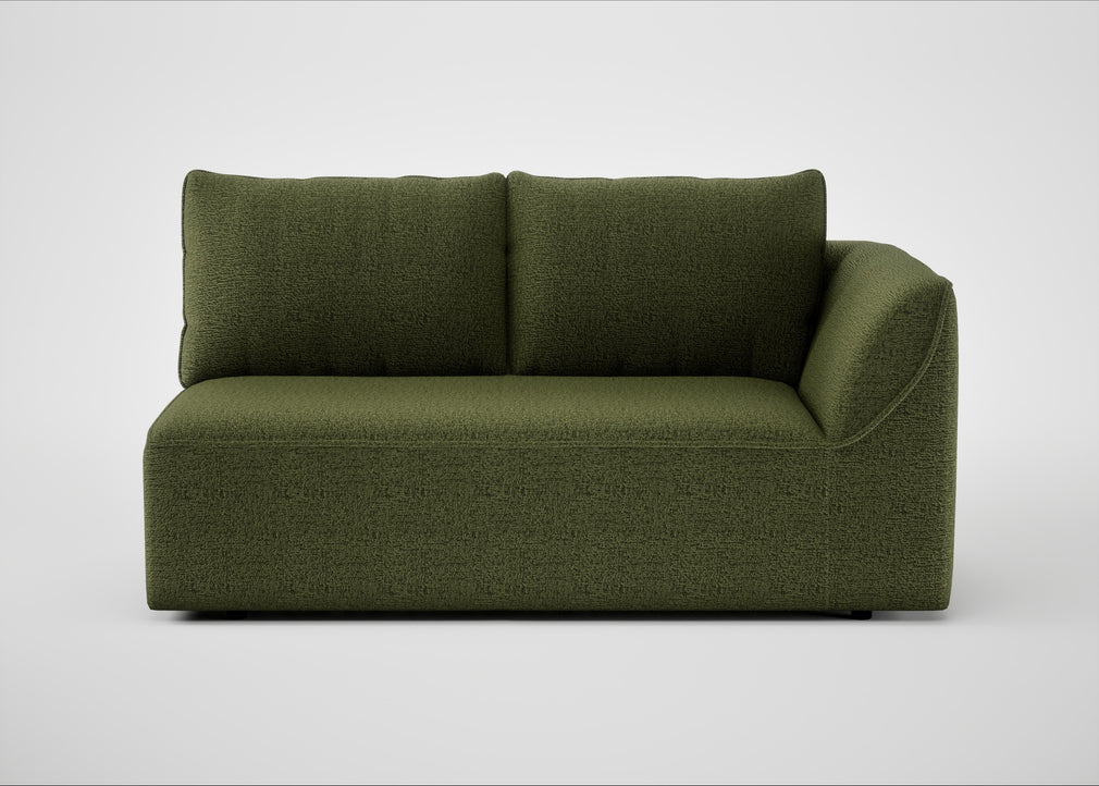 Morven Right Hand Facing 2 Seater Unit Boucle Velvet Wilder