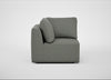 Morven Corner Unit Boucle Tweed Lapis