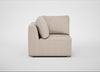 Morven Corner Unit Boucle Tweed Pearl