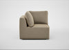 Morven Corner Unit Boucle Velvet Rocky