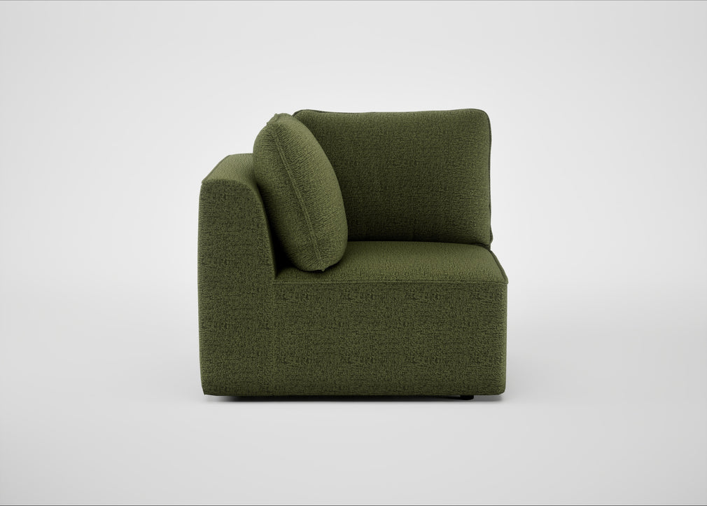Morven Corner Unit Boucle Velvet Wilder
