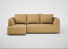 Morven Left Hand Facing Corner Chaise Sofa Boucle Tweed Citrine
