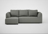Morven Left Hand Facing Corner Chaise Sofa Boucle Tweed Lapis