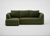 Morven Left Hand Facing Corner Chaise Sofa Boucle Velvet Wilder