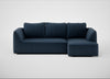 Morven Right Hand Facing Corner Chaise Sofa Boucle Velvet Space