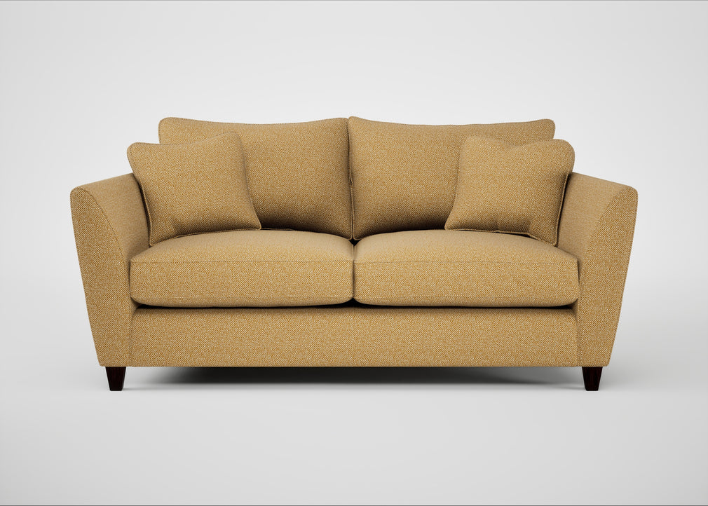 Torino 3 Seater Sofa Boucle Tweed Citrine / Black