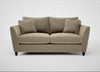 Torino 3 Seater Sofa Boucle Velvet Rocky / Black