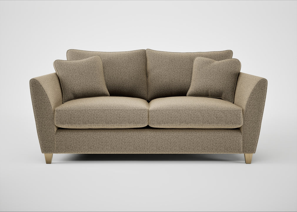 Torino 3 Seater Sofa Boucle Velvet Rocky / Natural