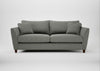 Torino 4 Seater Sofa Boucle Tweed Lapis / Walnut Stained