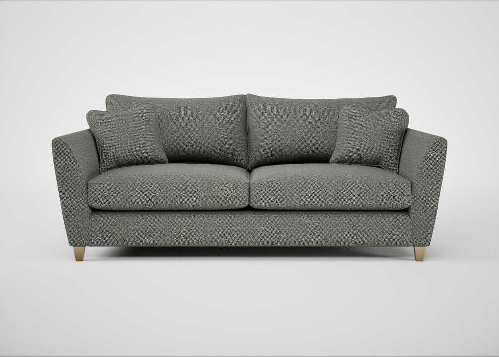Torino 4 Seater Sofa Boucle Tweed Lapis / Natural