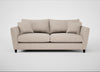 Torino 4 Seater Sofa Boucle Tweed Pearl / Black