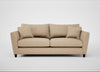 Torino 4 Seater Sofa Capelo Linen-Cotton Bamboo / Black