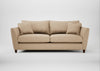 Torino 4 Seater Sofa Capelo Linen-Cotton Bamboo / Walnut Stained