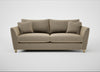 Torino 4 Seater Sofa Boucle Velvet Rocky / Natural