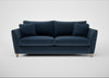 Torino 4 Seater Sofa Boucle Velvet Space / Natural