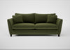 Torino 4 Seater Sofa Boucle Velvet Wilder / Black