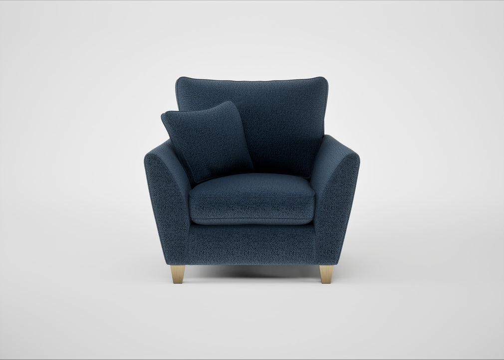 Torino Armchair Boucle Velvet Space / Natural