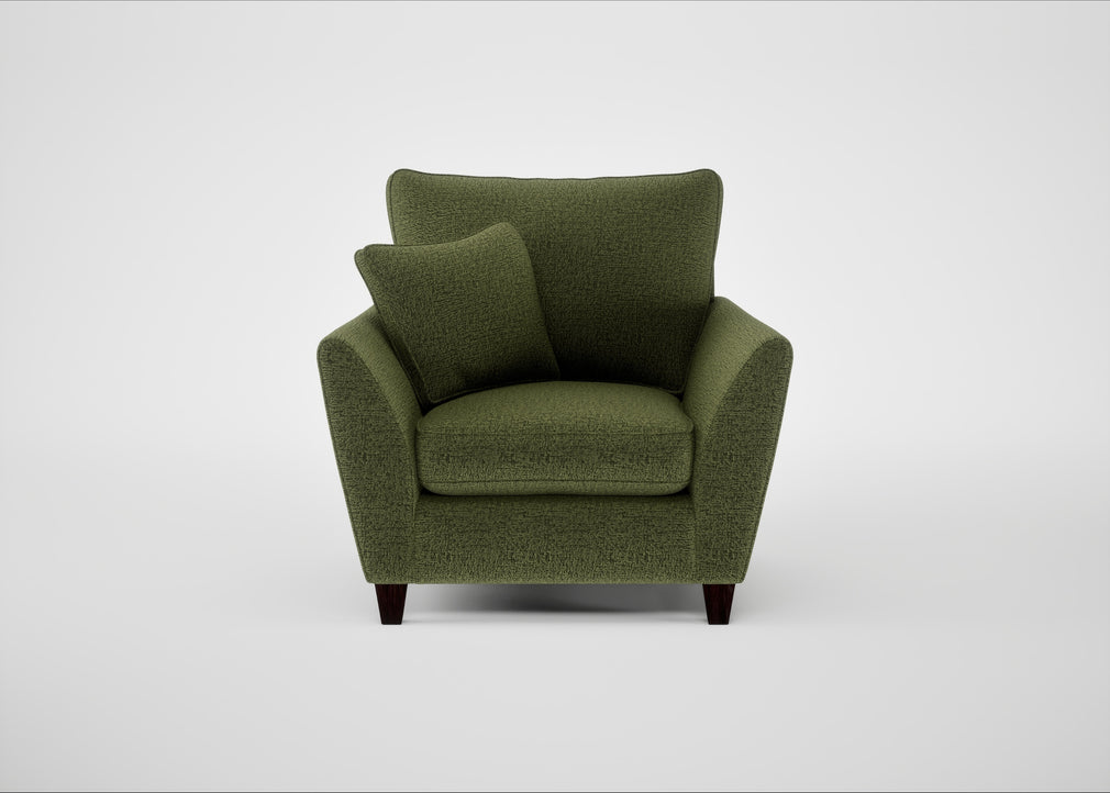 Torino Armchair Boucle Velvet Wilder / Black
