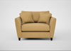 Torino Loveseat Boucle Tweed Citrine / Black