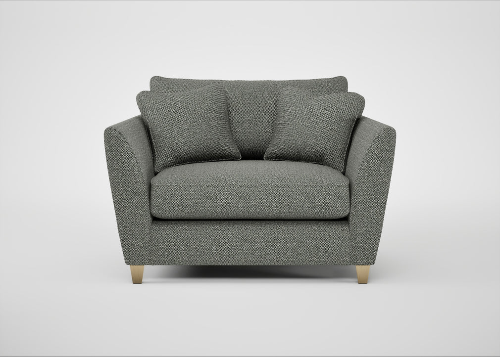 Torino Loveseat Boucle Tweed Lapis / Natural