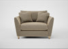 Torino Loveseat Boucle Velvet Rocky / Natural