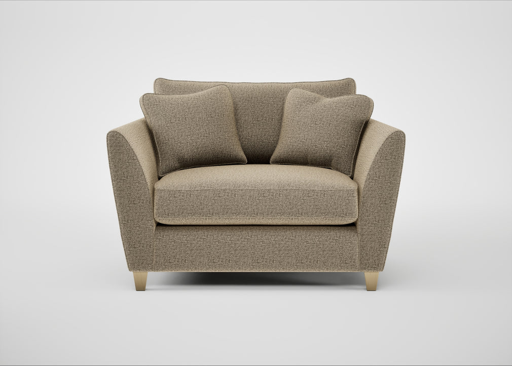 Torino Loveseat Boucle Velvet Rocky / Natural