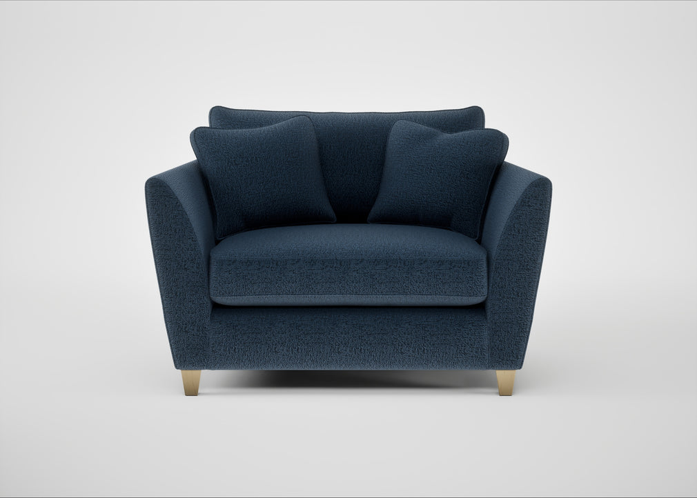 Torino Loveseat Boucle Velvet Space / Natural