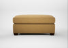 Torino Footstool Boucle Tweed Citrine / Walnut Stained