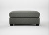 Torino Footstool Boucle Tweed Lapis / Black