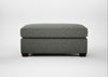 Torino Footstool Boucle Tweed Lapis / Walnut Stained