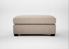 Torino Footstool Boucle Tweed Pearl / Black
