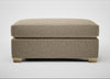 Torino Footstool Boucle Velvet Rocky / Natural