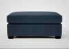 Torino Footstool Boucle Velvet Space / Black