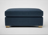 Torino Footstool Boucle Velvet Space / Natural
