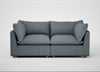 Astrid 3 Seater Sofa Capelo Linen-Cotton Mineral / Natural Beech
