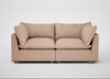 Astrid 3 Seater Sofa Capelo Linen-Cotton Rosedale / Natural Beech