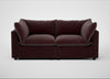 Astrid 3 Seater Sofa Smart Luxe Velvet Acorn / Walnut Stained Beech